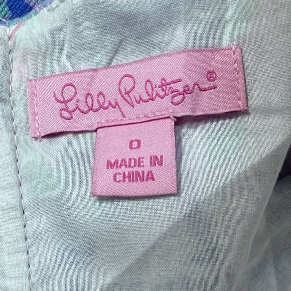 Lilly Pulitzer Mila Shift Dress in Verbena Fruity Monkey [5097] - Picture 10 of 11